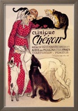 Clinique Cheron, Veterinary Medicine and Hotel Poster von Théophile Alexandre Steinlen