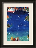 Sydney Sails Estampe encadrée par Ian Tremewen