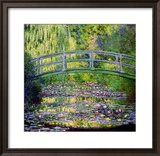 The Waterlily Pond with the Japanese Bridge, 1899 Framed Giclee Print by Claude Monet