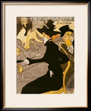 Poster Advertising "Le Divan Japonais", 1892 Framed Giclee Print by Henri de Toulouse-Lautrec