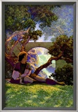 The Knave of Hearts in the Meadow Poster by Maxfield Parrish