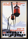 Skiing and Tram Posters af Paul Ordner