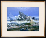 The Polar Sea, 1824 Framed Giclee Print by Caspar David Friedrich
