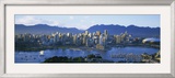 Skyscrapers at the Waterfront, Vancouver, British Columbia, Canada Framed Photographic Print by Panoramic Images 