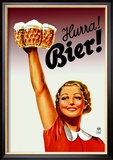 Harra! Bier! Affiche par Gericault 