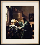 The Astronomer, 1668 Gerahmter Giclée-Druck von Jan Vermeer