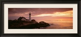 Portland Head Lighthouse, Cape Elizabeth, Maine, USA Photographie encadrée par Panoramic Images 