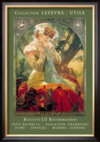 Biscuits Lu Recommandes Pôsters por Alphonse Mucha