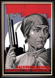 You Are Now a Free Woman, Help Build Socialism! Poster von Adolf Strakhov