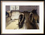 The Parquet Planers, 1875 Ingelijste gicléedruk van Gustave Caillebotte