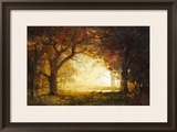 Forest Sunrise Framed Giclee Print by Albert Bierstadt