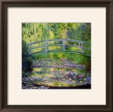 The Waterlily Pond with the Japanese Bridge, 1899 Framed Giclee Print by Claude Monet
