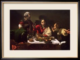 The Supper at Emmaus, 1601 Gerahmter Giclée-Druck von Caravaggio 