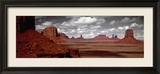 Mountains, West Coast, Monument Valley, Arizona, USA Gerahmter Fotografie-Druck von Panoramic Images 