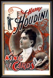 Harry Houdini: King of Cards Kunstdrucke