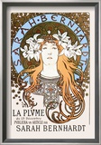 Sarah Bernhardt Print by Alphonse Mucha