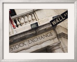 New York Stock Exchange, Wall Street, Manhattan, New York City, New York, USA Framed Photographic Print by Amanda Hall