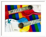 Locally-Crafted Guitars, Cabo San Lucas, Baja California Sur, Mexico Photographie encadrée par Richard Cummins