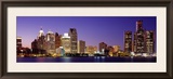 Dusk Detroit, Michigan, USA Framed Photographic Print by Panoramic Images 