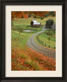 Sleepy Hollow Farm, Woodstock, VT Innrammet fotografisk trykk av Charles Benes Sleepy Hollow Farm, Woodstock, VT Innrammet fotografisk trykk av Charles Benes