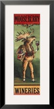Mooseberry Wineries Framed Giclee Print by Penny Wagner