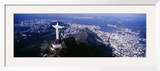 Aerial, Rio De Janeiro, Brazil Framed Photographic Print by Panoramic Images 