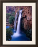 Havasu Falls, Havasupai Indian Reservation, Grand Canyon National Park, Arizona Framed Photographic Print by Mark Newman