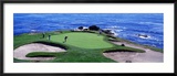 Golfers Pebble Beach, California, USA Photographie encadrée par Panoramic Images 