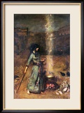 The Magic Circle Lámina giclée enmarcada por Sir Lawrence Alma-Tadema The Magic Circle Lámina giclée enmarcada por Sir Lawrence Alma-Tadema