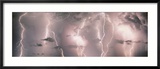 Lightning, Thunderstorm, Weather, Sky, Clouds Photographie encadrée par Panoramic Images 