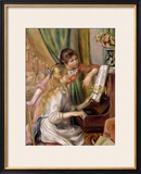 Young Girls at the Piano, 1892 Framed Giclee Print by Pierre-Auguste Renoir