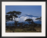 Kenya, Mount Kilimanjaro Framed Photographic Print by Michele Burgess
