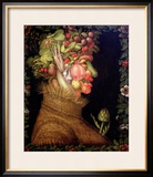 Summer, 1573 Framed Giclee Print by Giuseppe Arcimboldo