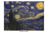 Vincent Van Gogh (The Starry Night) Art Poster Print Posters