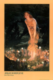Edward Robert Hughes (Midsummer Eve) Art Poster Print Poster