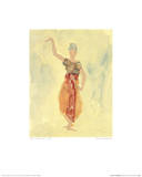 Danseuse Cambodgienne Affiches par Auguste Rodin
