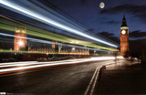 London at Night Art Print Poster Posters