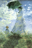 Claude Monet Woman with a Parasol Art Poster Print Photo