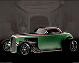 1932 Ford Roadster Classic Car Art Print Poster Posters