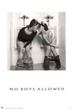 No Boys Allowed Two Hot Girls in the Men's Room Sexy Photo Poster Print Pôsters No Boys Allowed Two Hot Girls in the Men's Room Sexy Photo Poster Print Pôsters