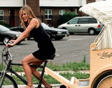 Jennifer Aniston On Bike Movie Glossy Photo Photograph Print Photo