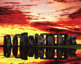 Jim Zuckerman Stonehenge Reflections Art Print Poster Posters