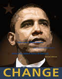 Barack Obama (Change) Art Poster Print Print