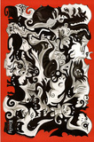 Emily the Strange Collage Art Print Poster Posters