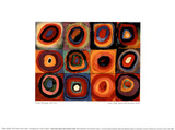 Color Study Affiches par Wassily Kandinsky