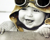 Kim Anderson (Baby Pilot) Art Poster Print Poster