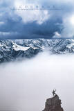 Mountain Climber (Courage) Art Poster Print Posters