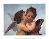 William Bouguereau - The First Kiss, Art Poster Print Masterprint