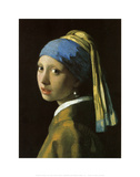 Muchacha con el pendiente de perla, ca. 1665 Láminas por Jan Vermeer