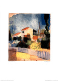 The Bright House Prints by Auguste Macke